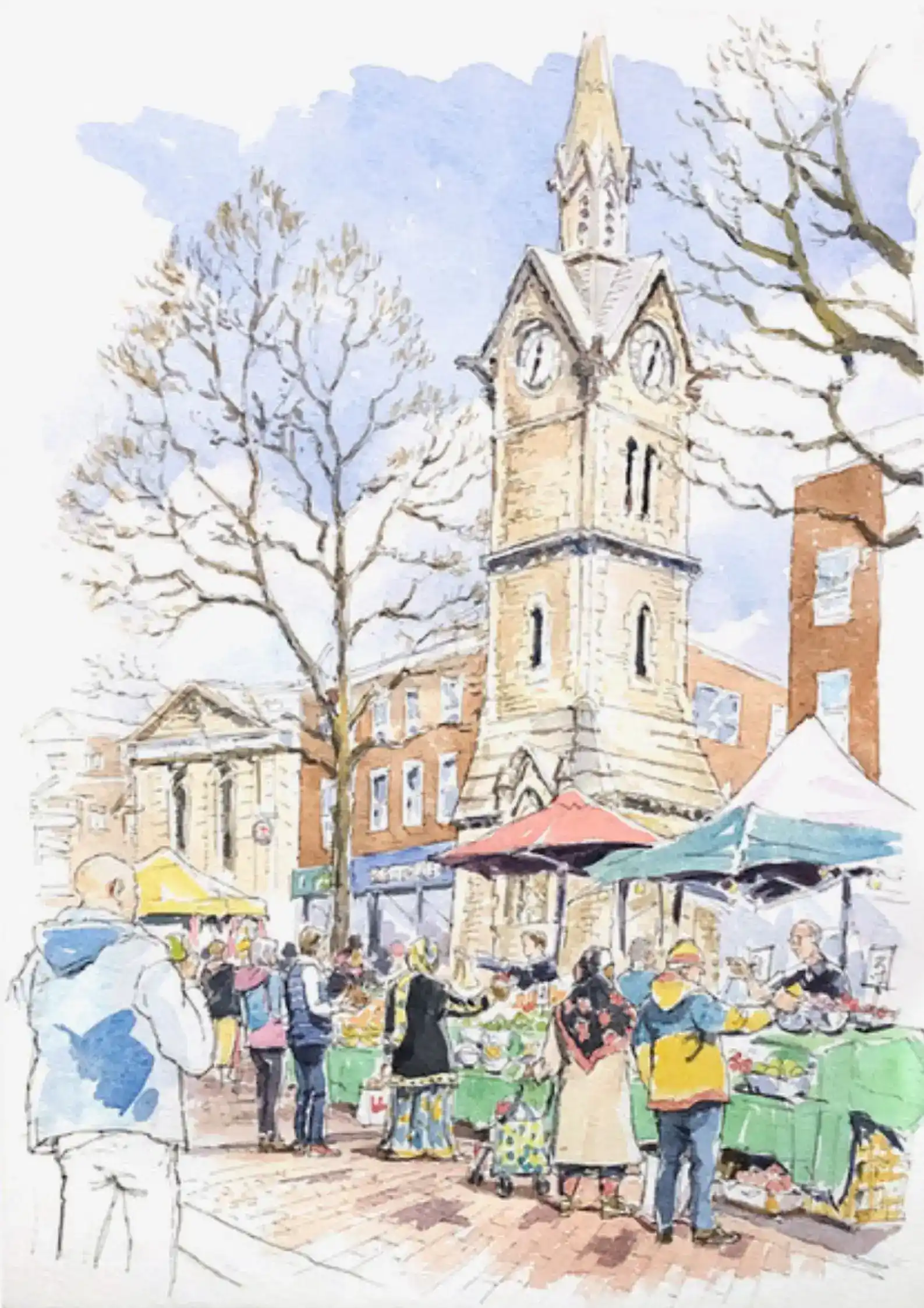 5-day Course: Sketching And Painting Watercolour 'En Plein Aire'