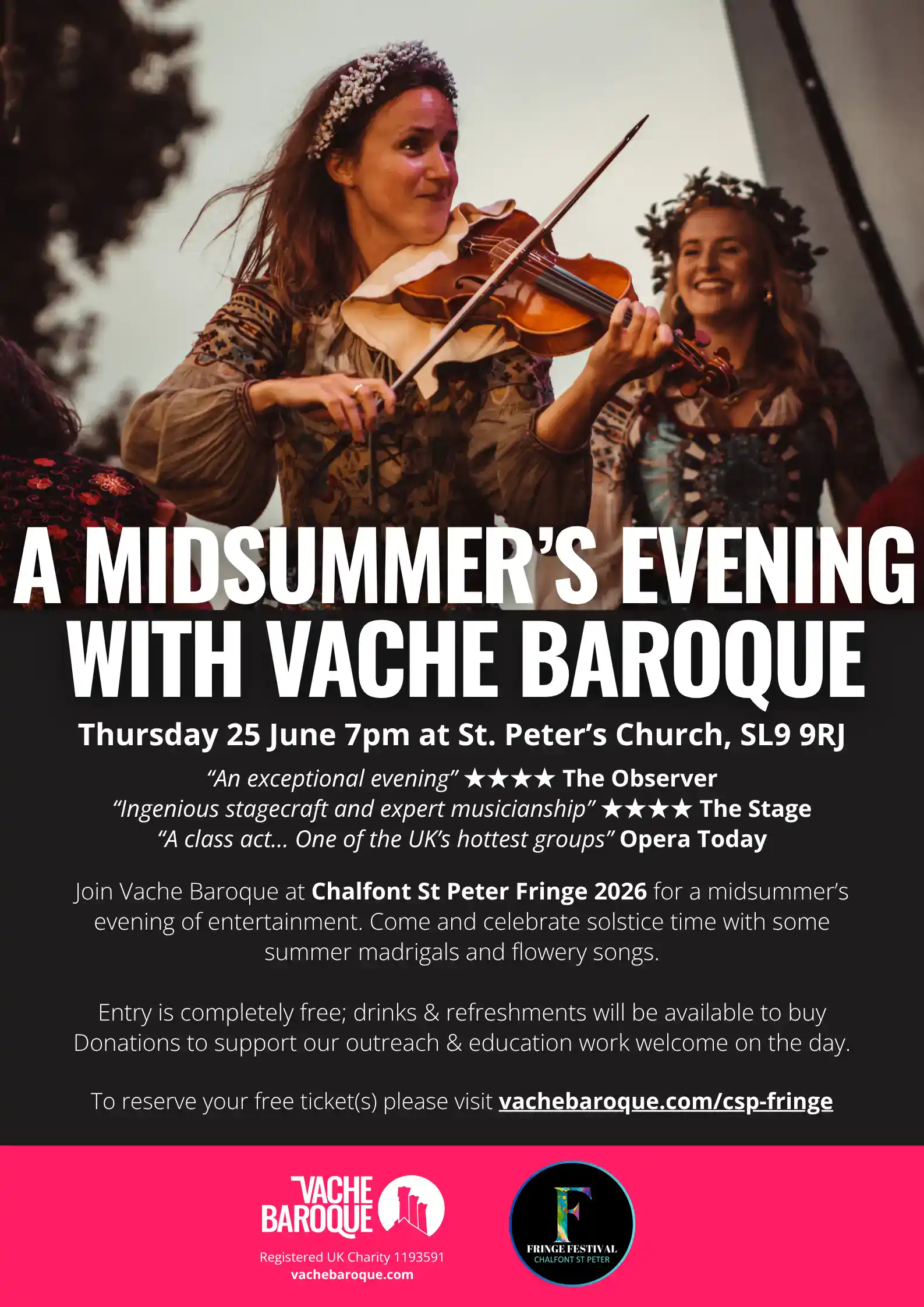 A Midsummer's Evening Concert With Vache Baroque