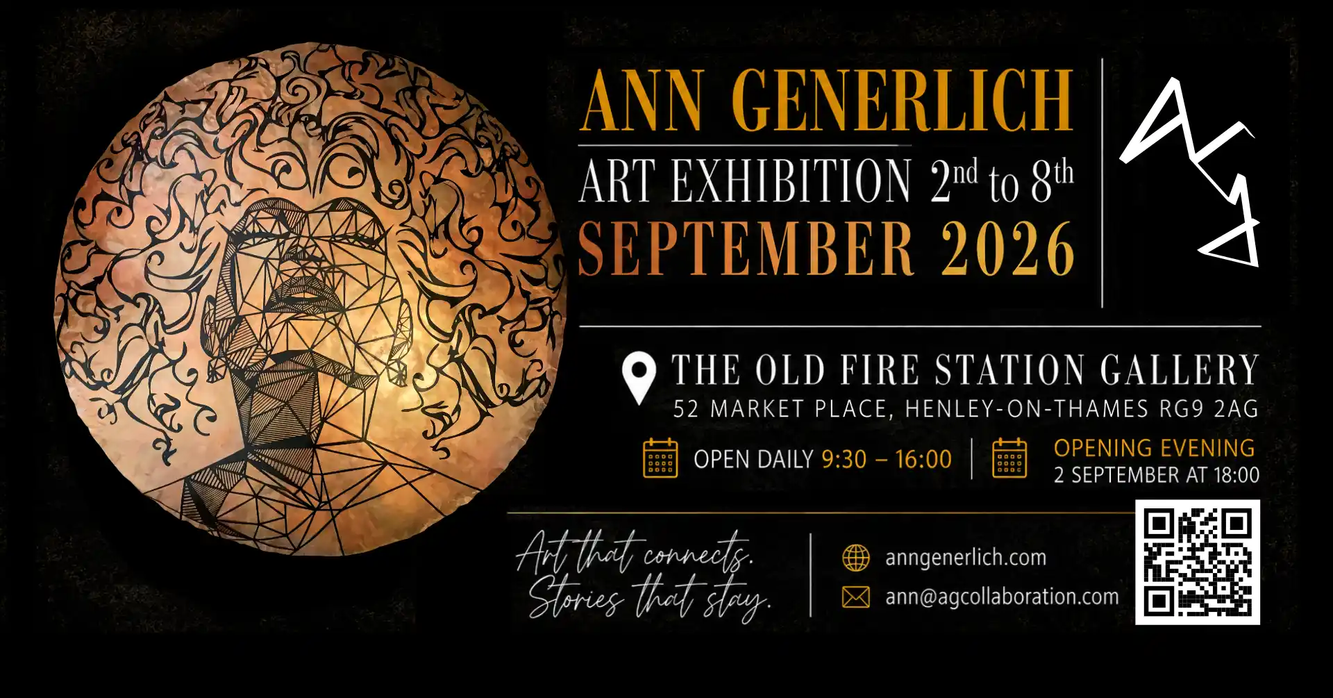 Art Exhibition Contemporary Artist Ann Generlich: Art That Connects. Stories That Stay.