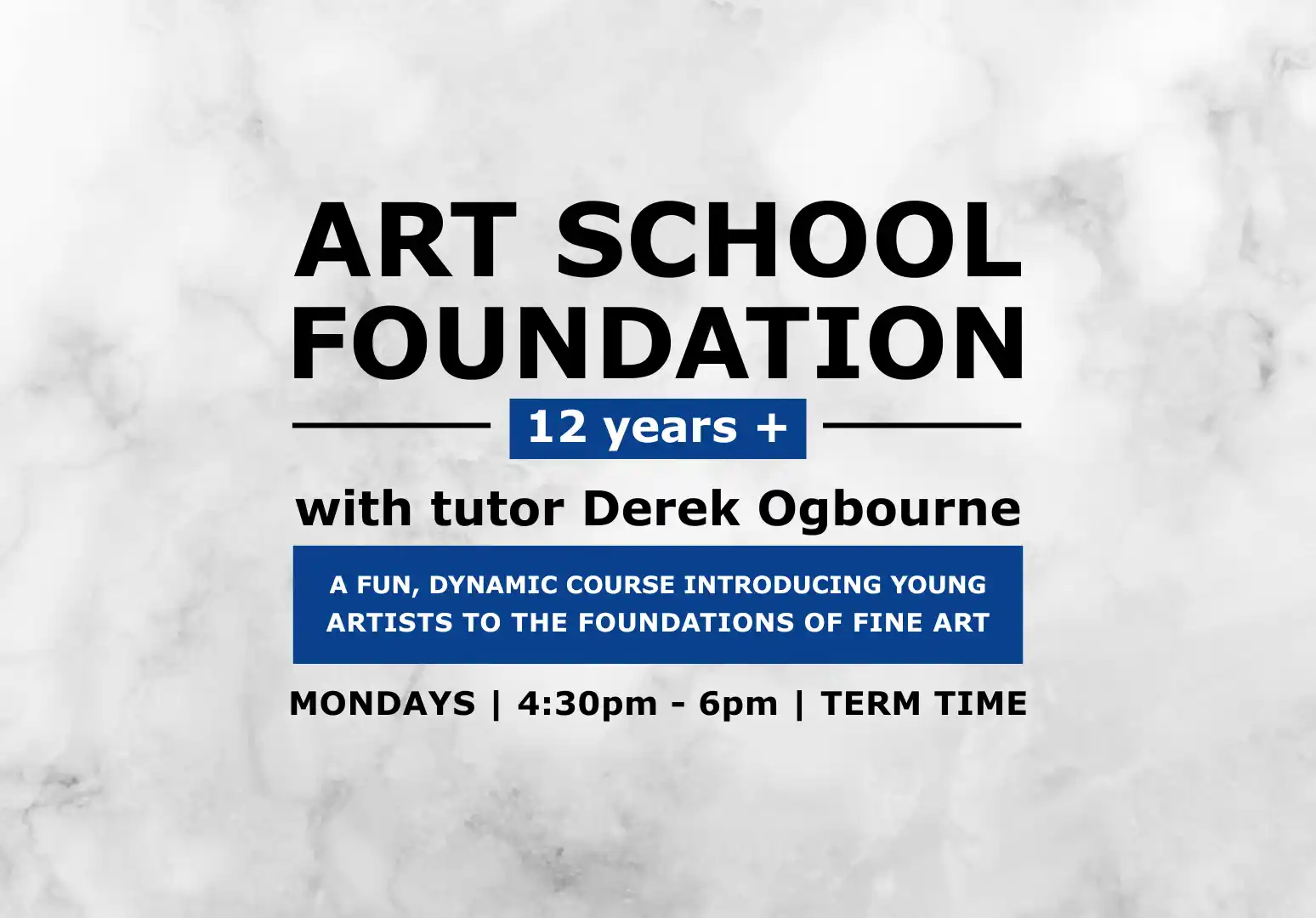 Art School Foundation 12+