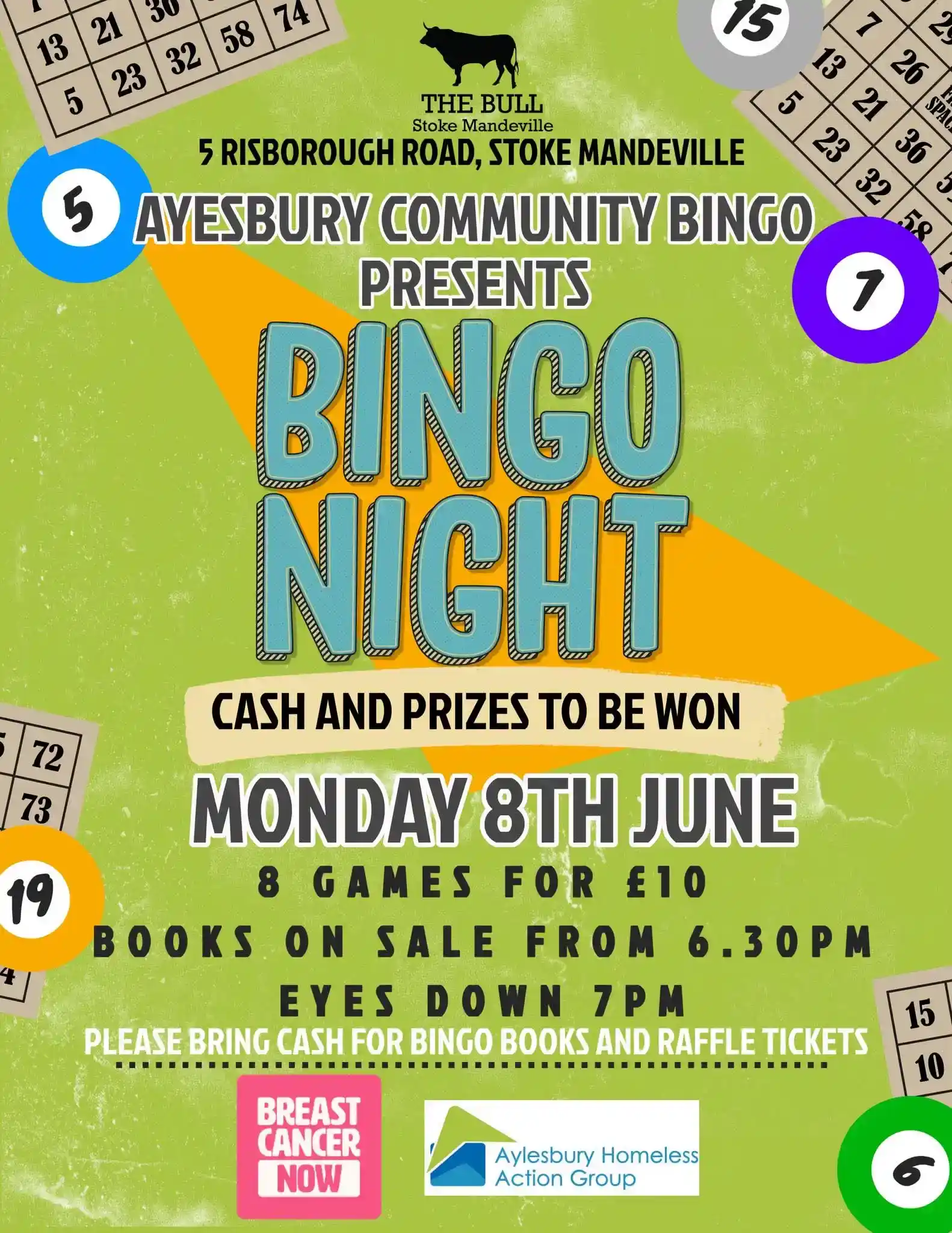 Aylesbury Community Bingo At The Bull