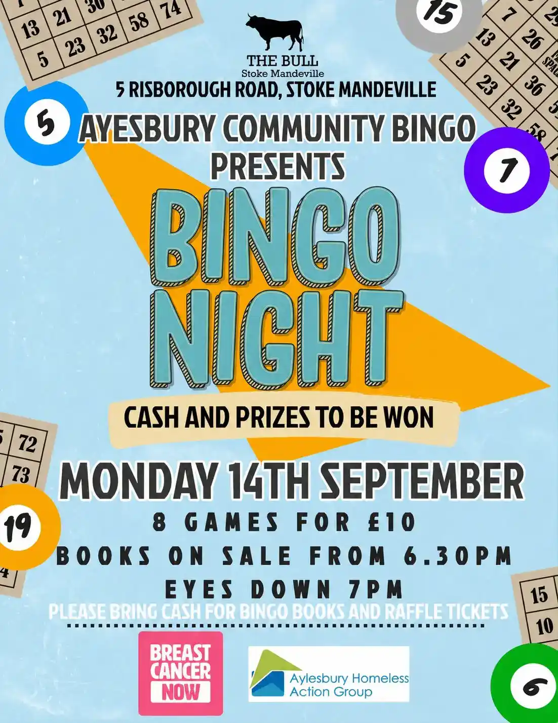 Aylesbury Community Bingo At The Bull