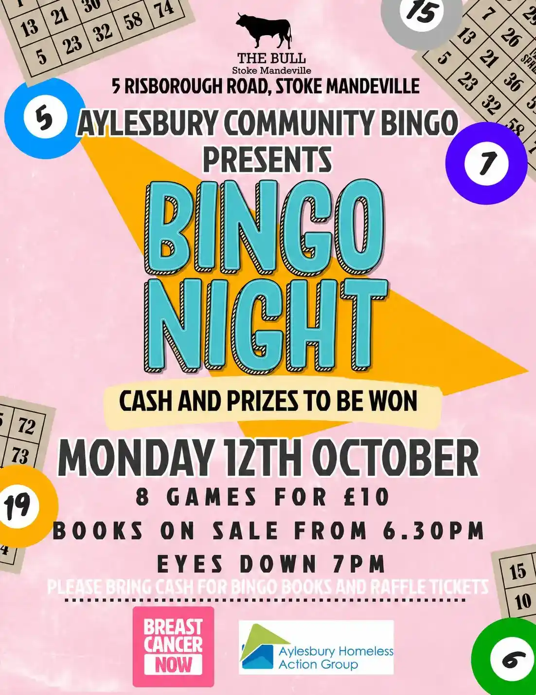 Aylesbury Community Bingo At The Bull