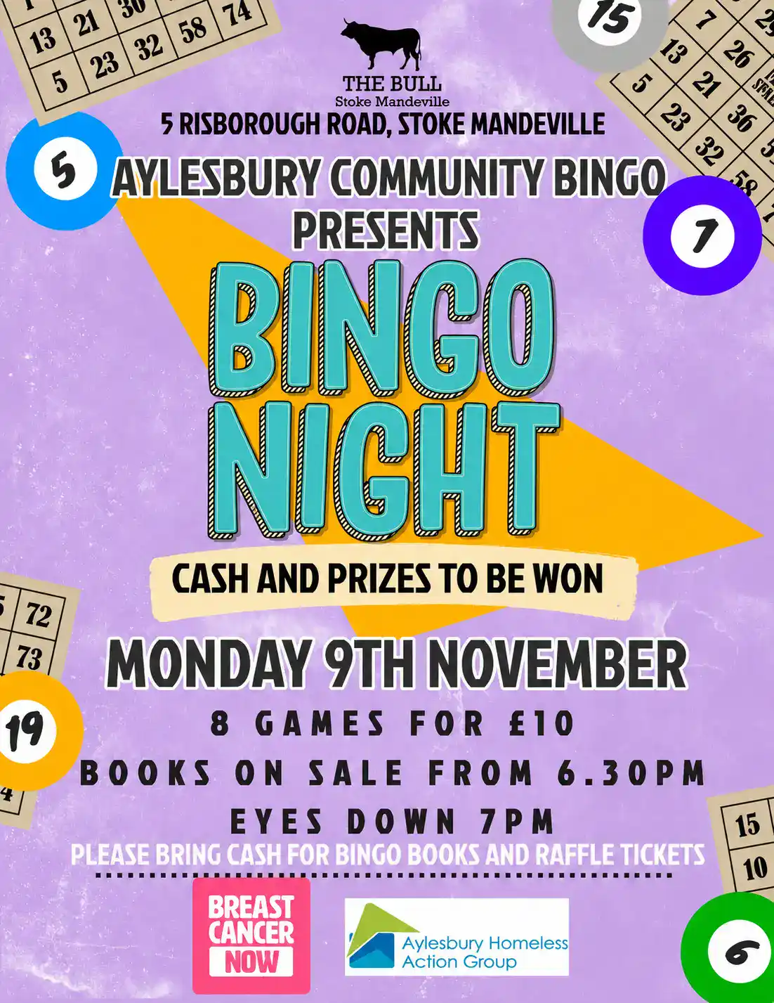 Aylesbury Community Bingo At The Bull