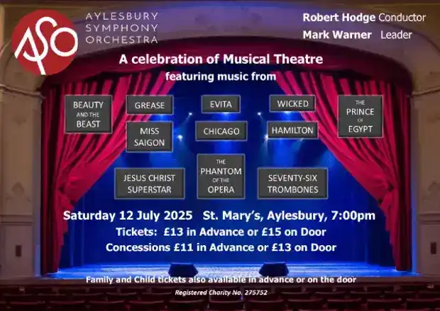 Aylesbury Symphony Orchestra - A Celebration of Musical Theatre