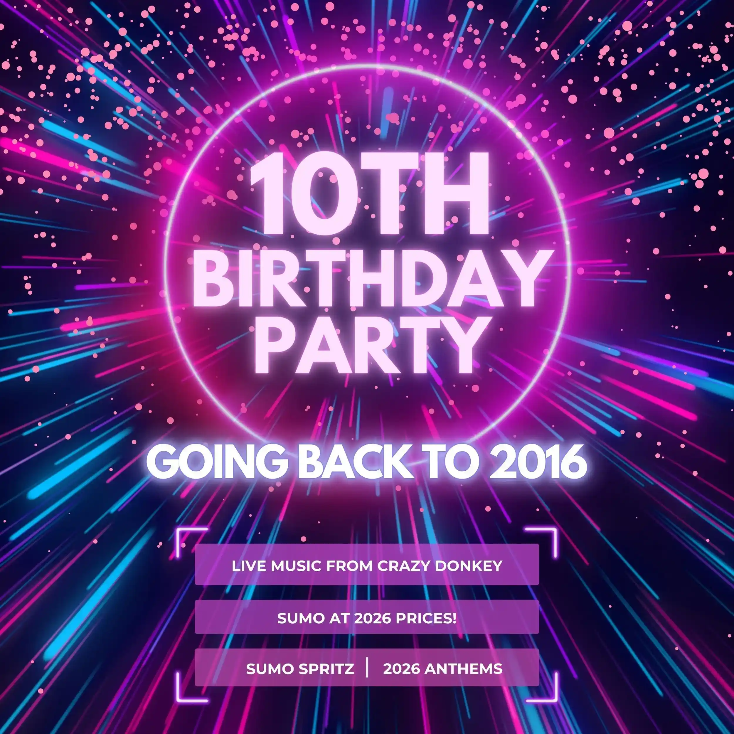 Back To 2016 - Mad Squirrel Wycombe Turns 10! - The Mad Squirrel High Wycombe