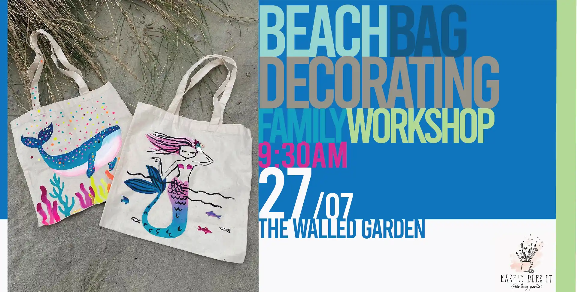 Beach Bag Decorating Family Workshop