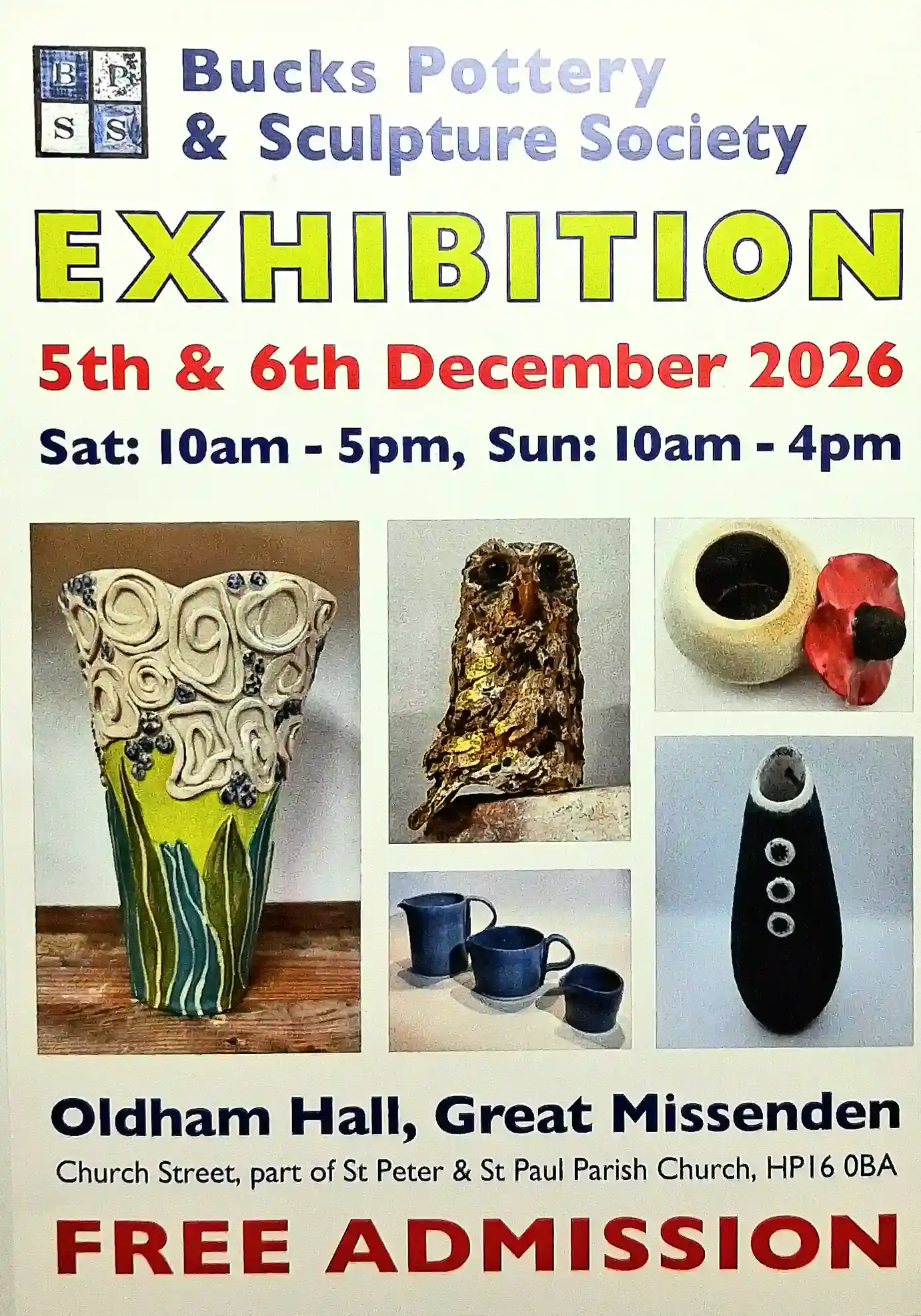 Bucks Pottery And Sculpture Society Annual Exhibition