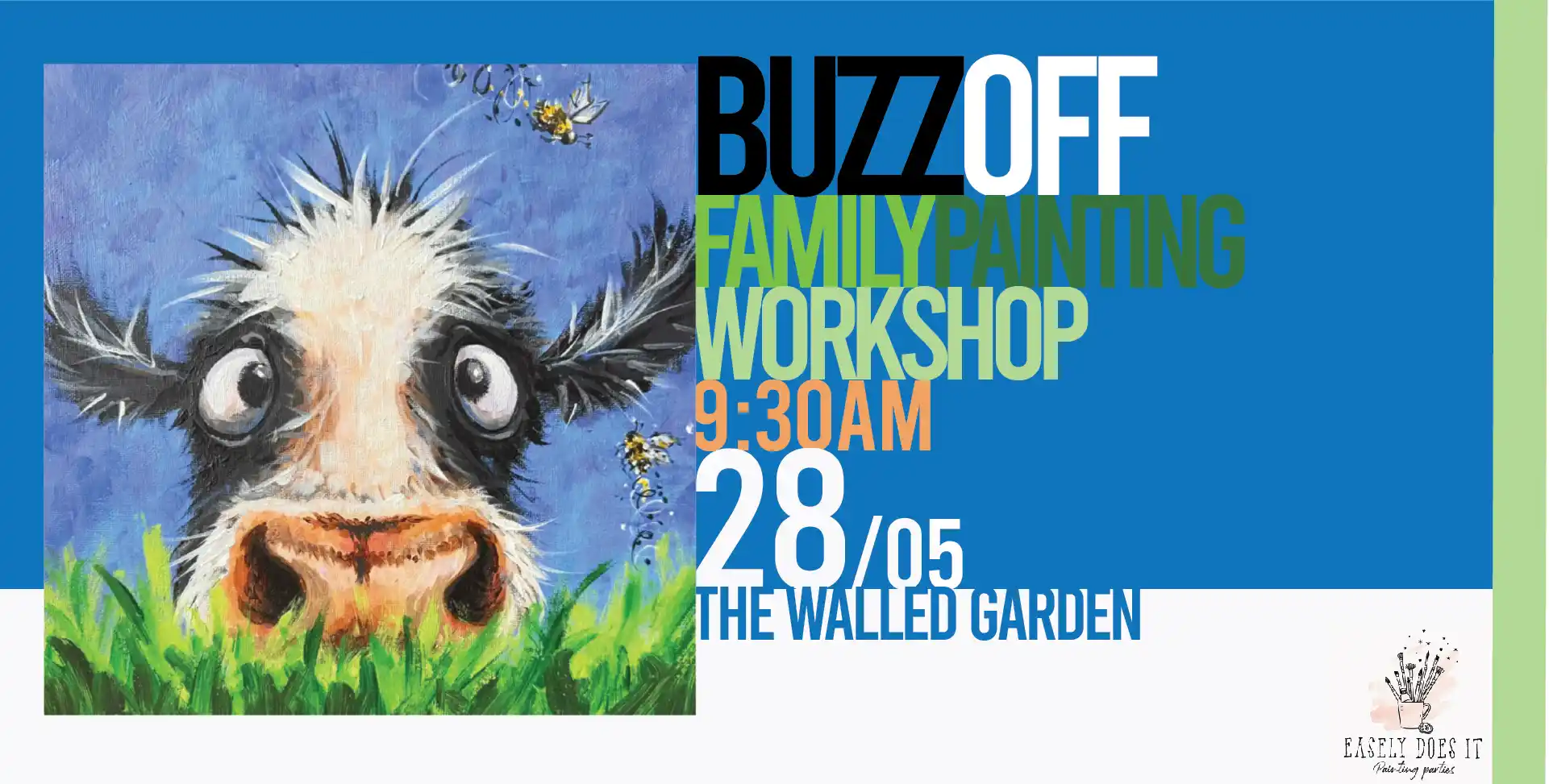 Buzz Off Family Painting Workshop @ The Walled Garden