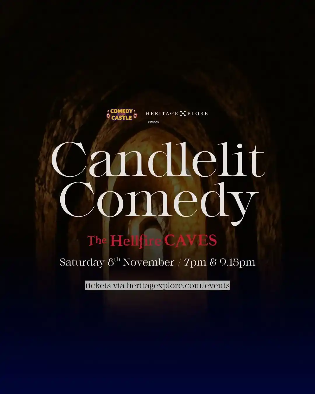 Candlelit Comedy...at The Caves: Laughter Underground