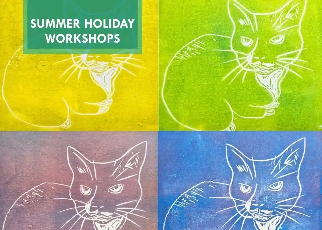 Children's Holiday Workshop: Printmaking - Inky Animals