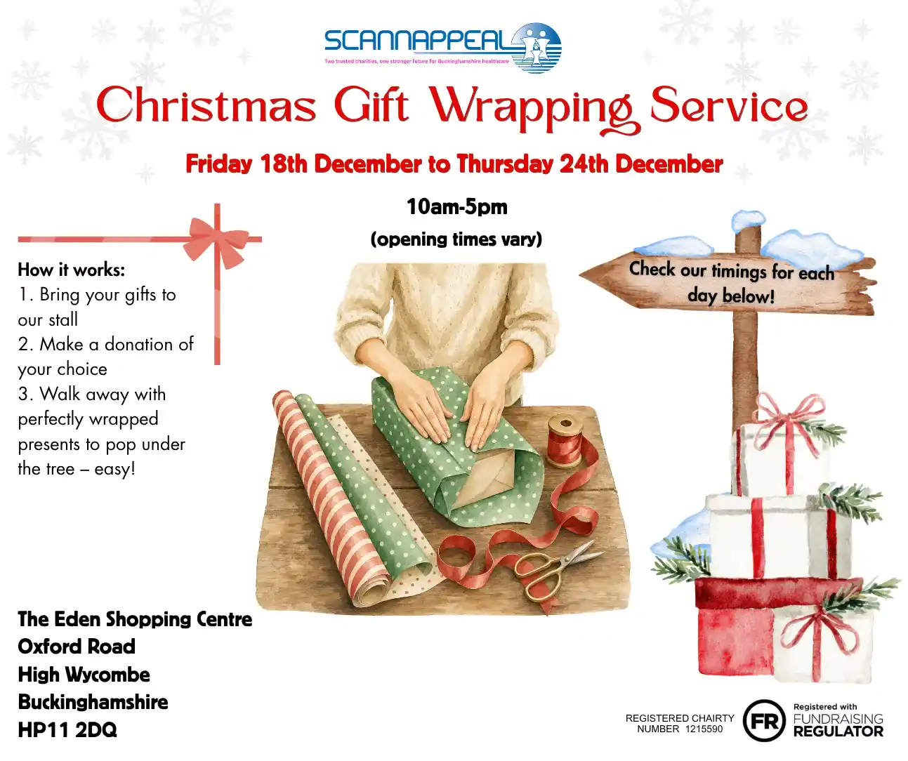 Christmas Gift Wrapping Service