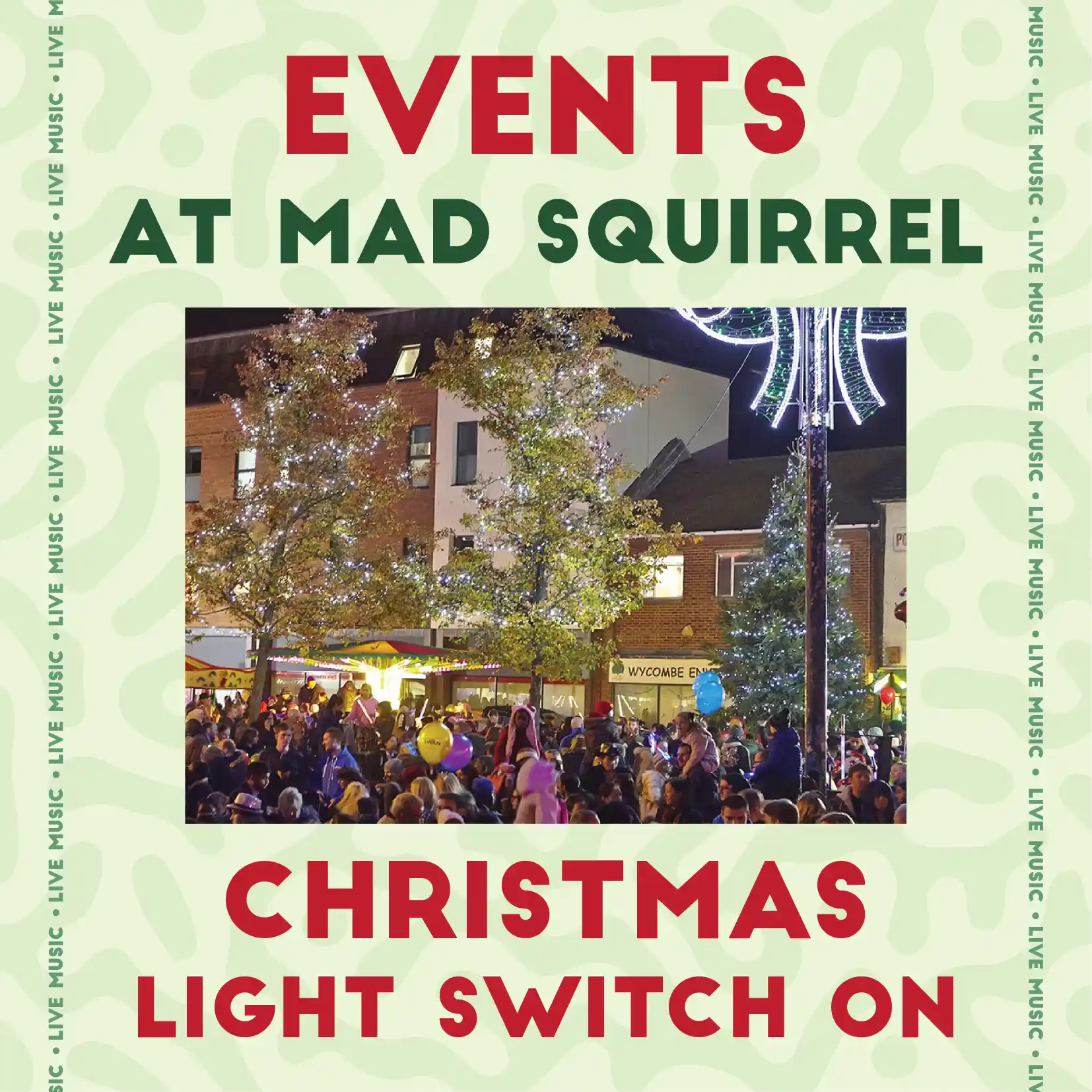 Christmas Lights Fair - The Mad Squirrel High Wycombe