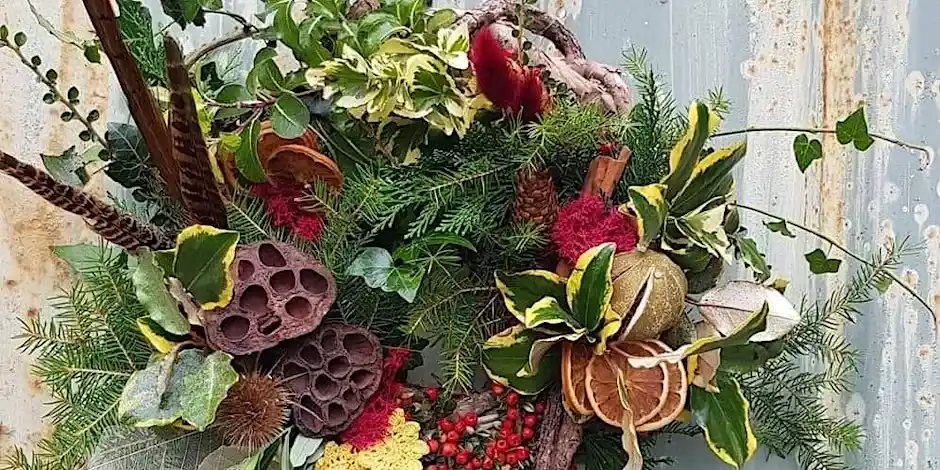 Christmas Wreath Workshop, Thrift Wood
