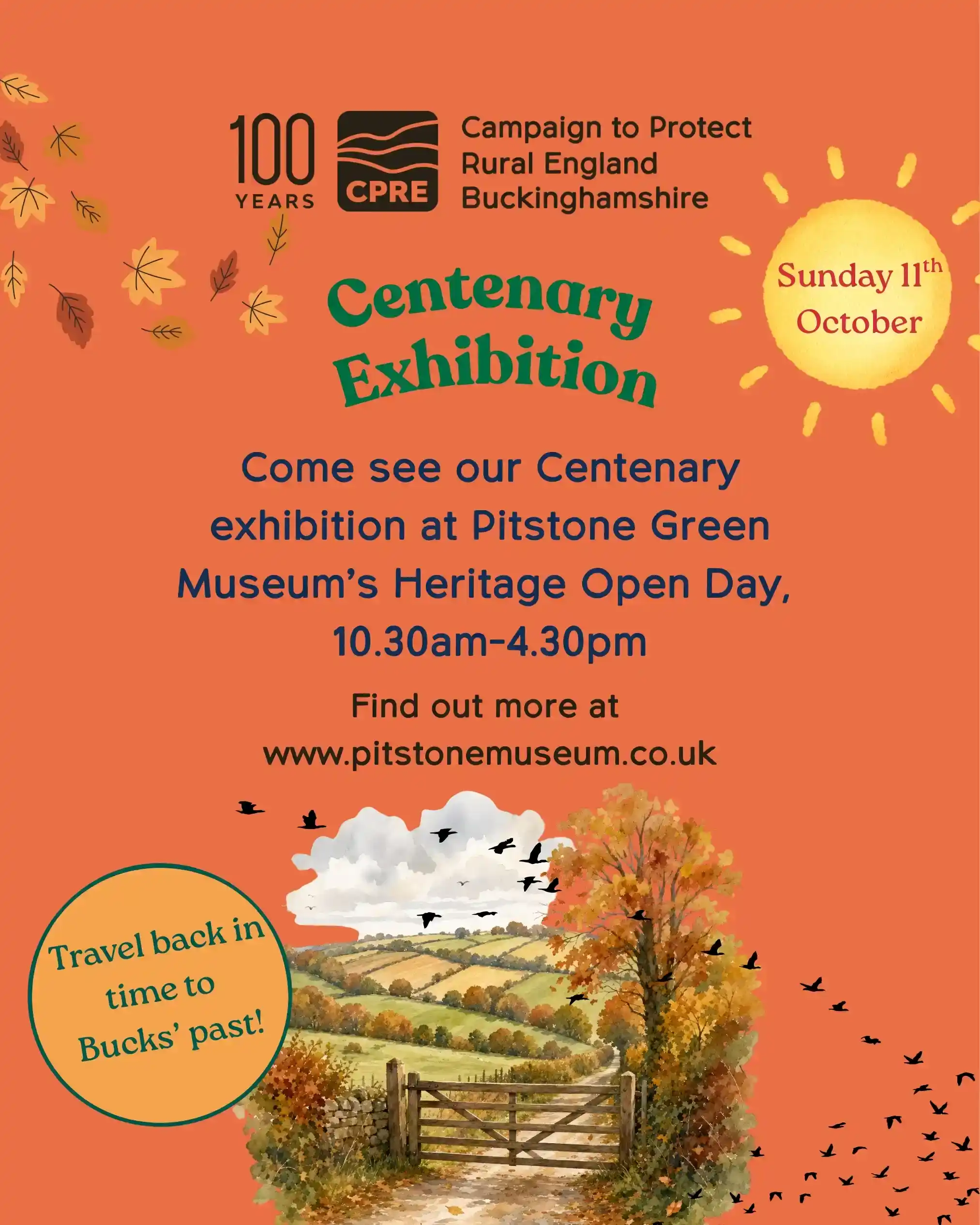 CPRE Centenary Exhibition At Pitstone Museum!