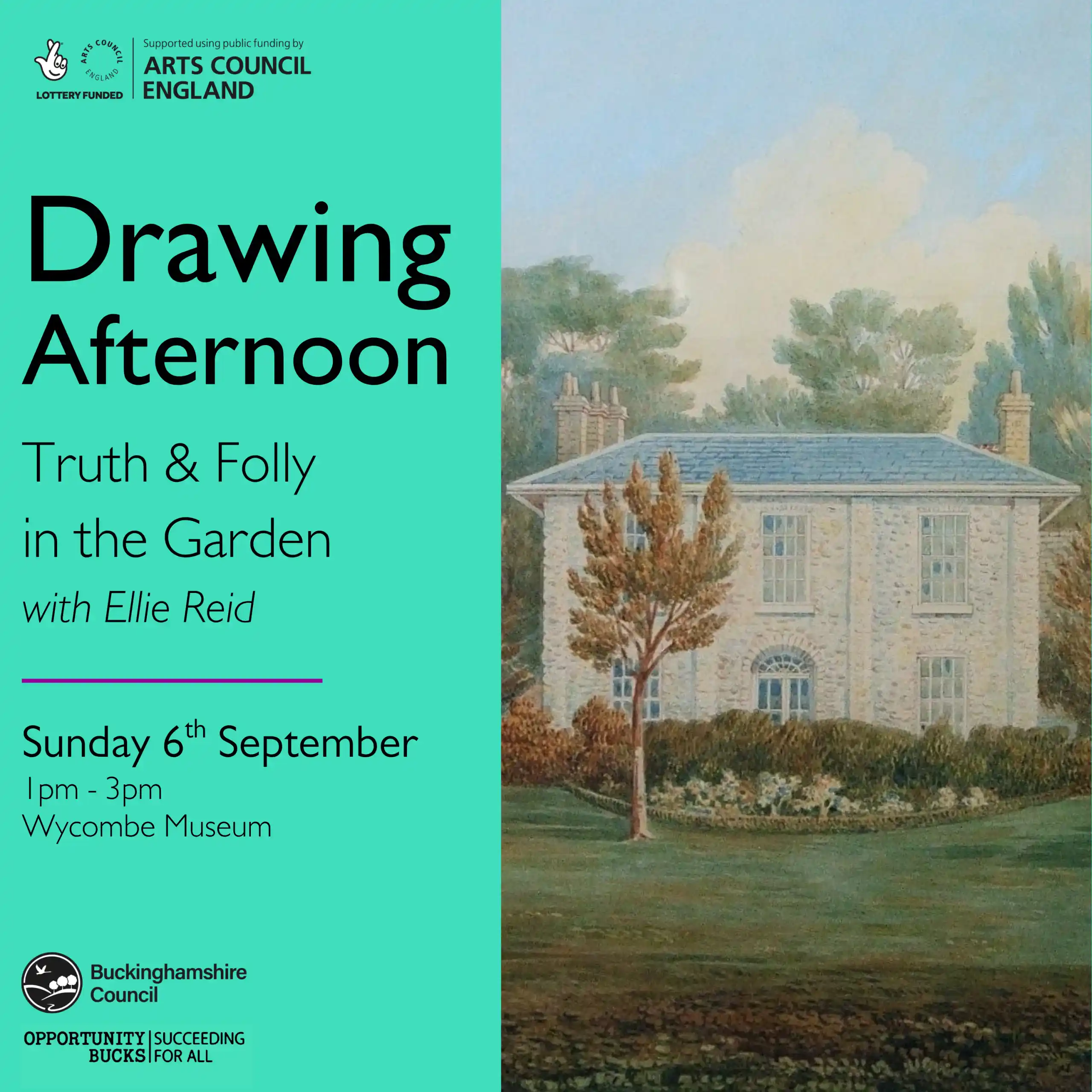 Drawing Afternoon: Truth & Folly In The Garden - Wycombe Museum