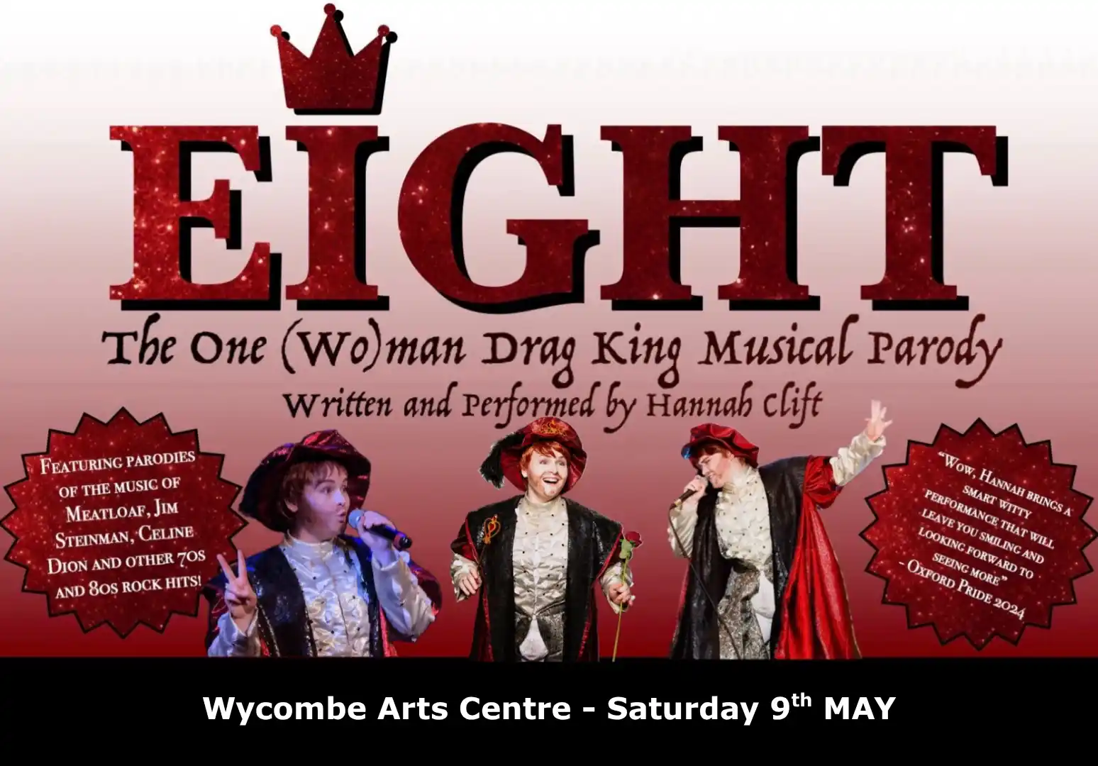 Eight: The One (Wo)man Drag King Musical Parody