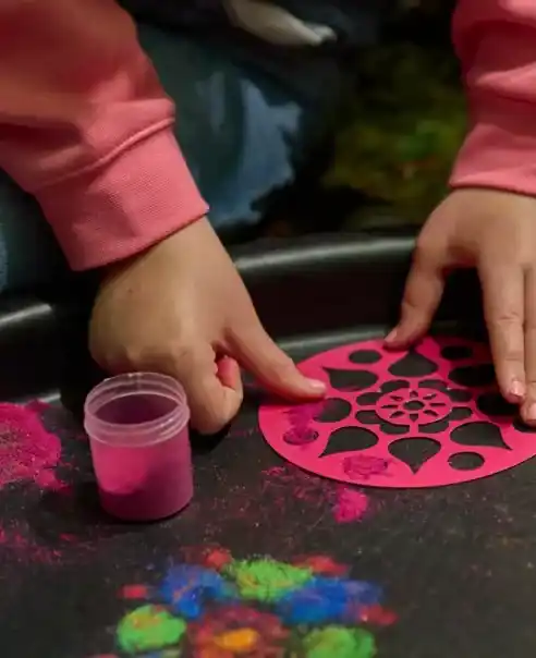 Family Rangoli Workshops At Hughenden Manor