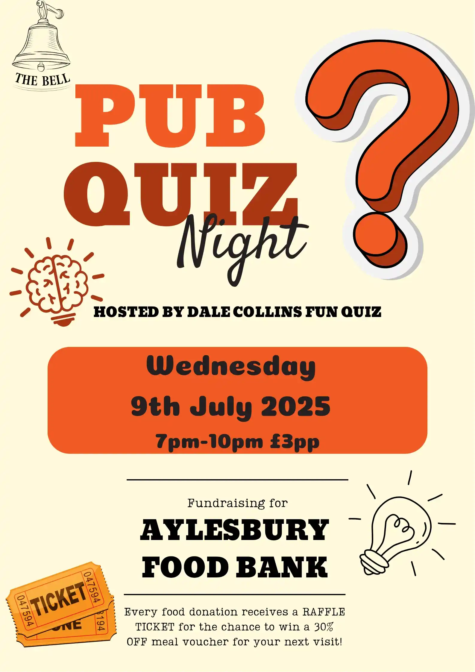 Fundraising Quiz For Aylesbury Foodbank