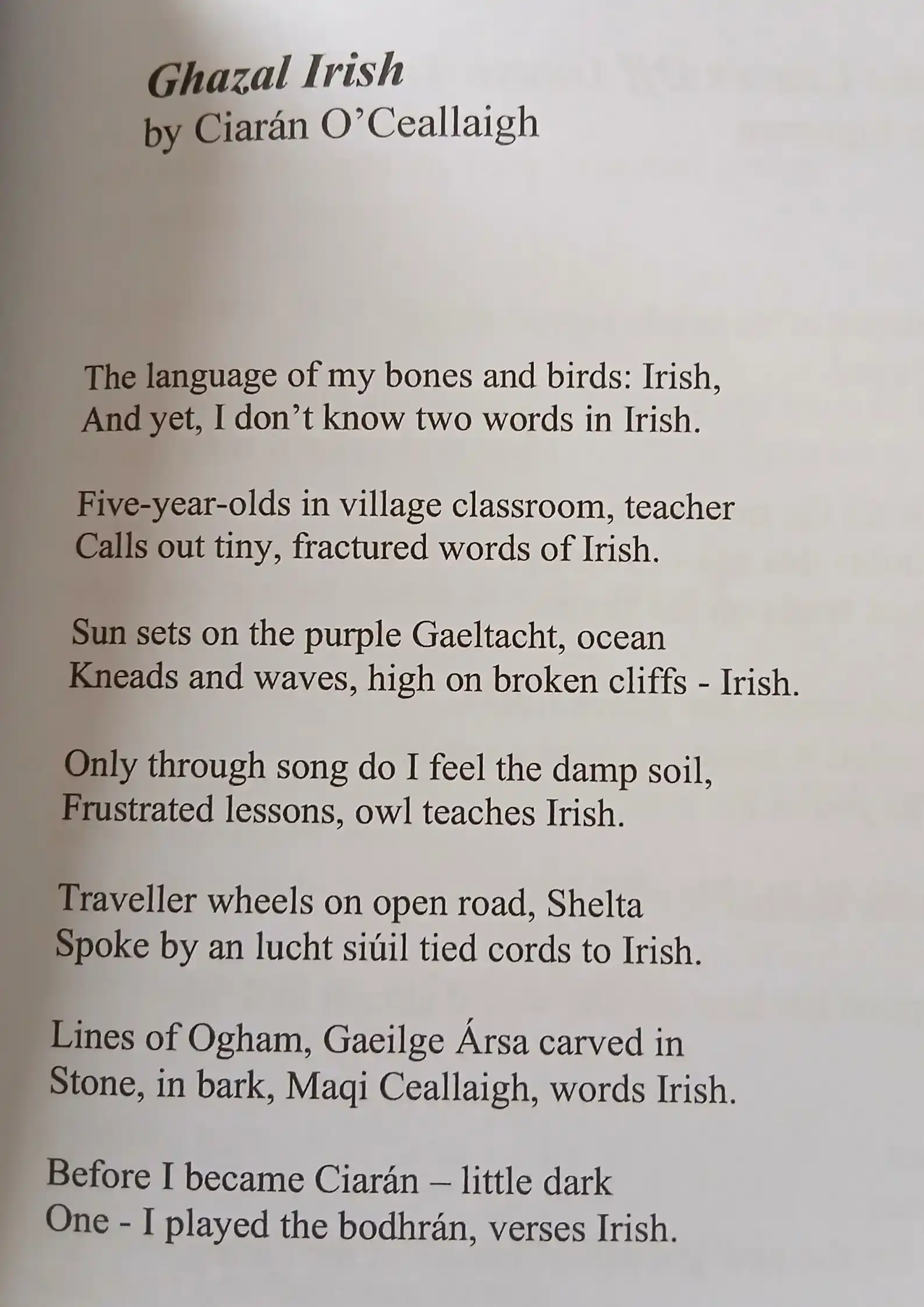 Half-day Poetry Writing Masterclass