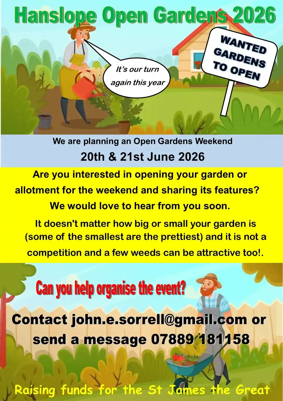 Hanslope Village Open Gardens