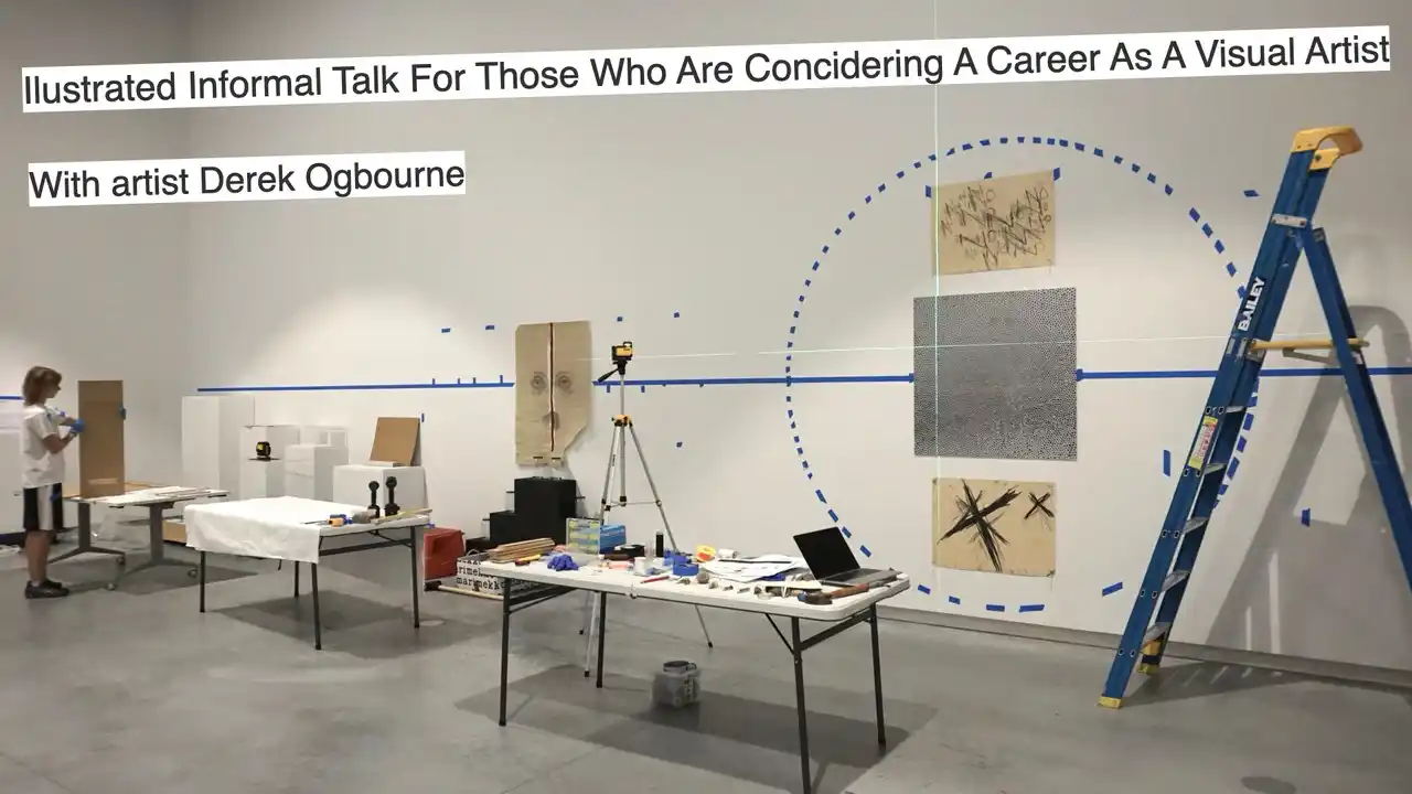 Illustrated Informal Talk For Those That Are Considering A Career As A Visual Artist