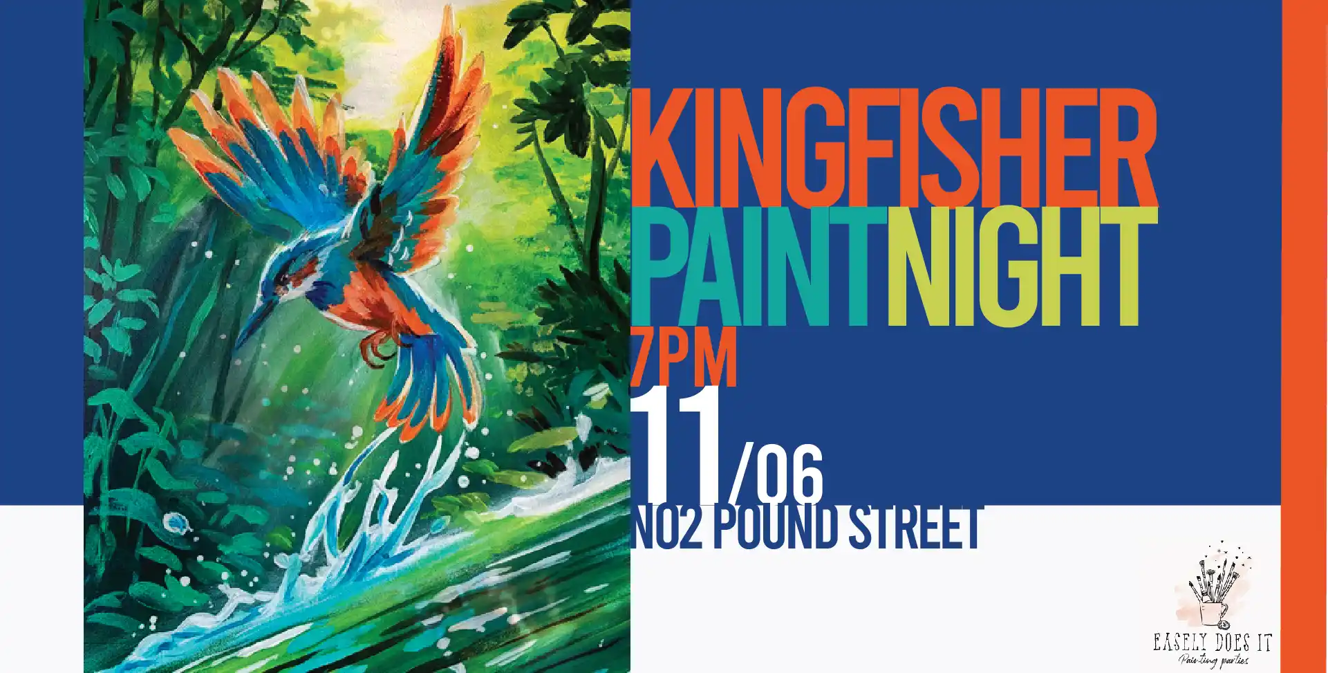 Kingfisher Paint Night @No2 Pound Street