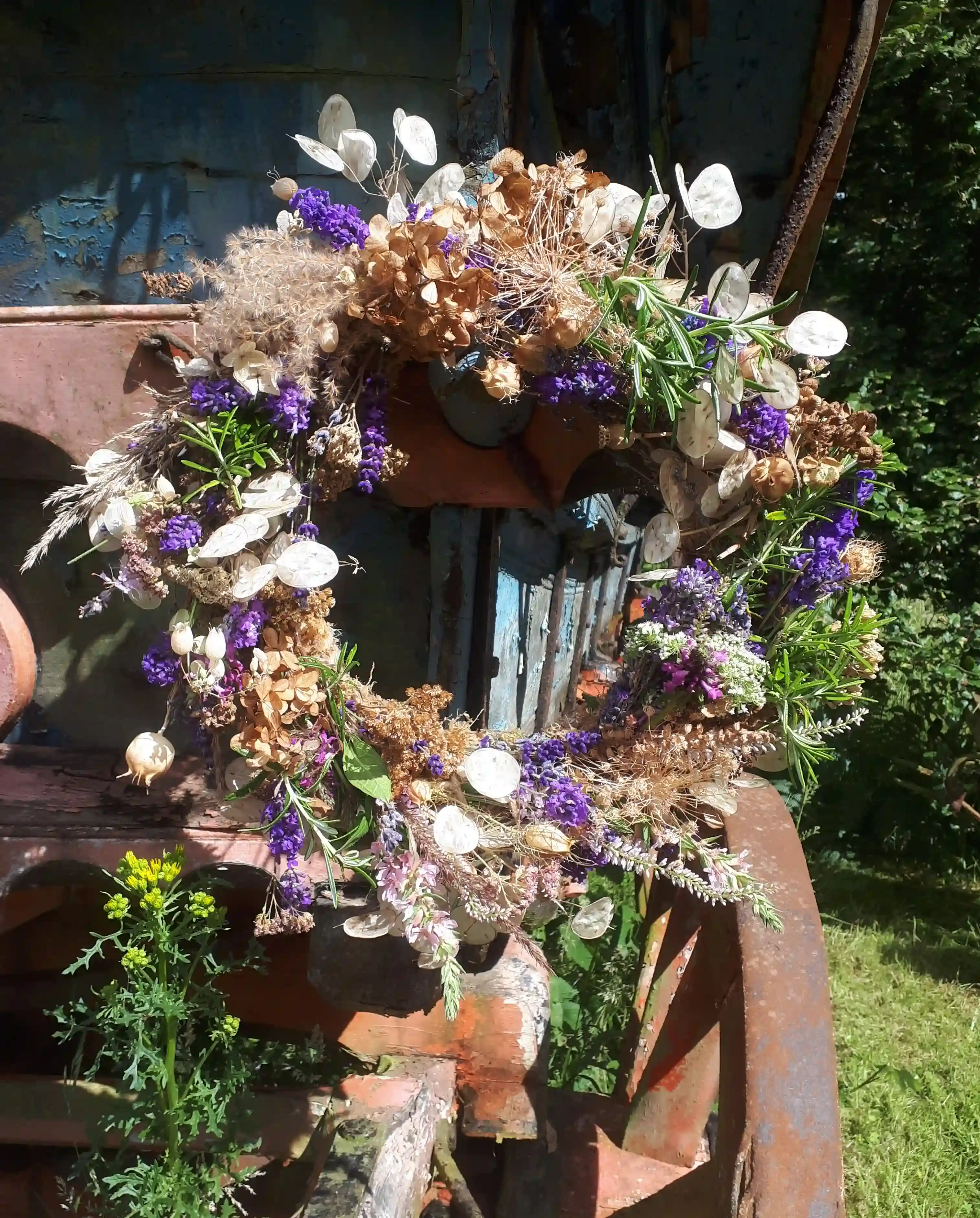 Lavender Wreath Making