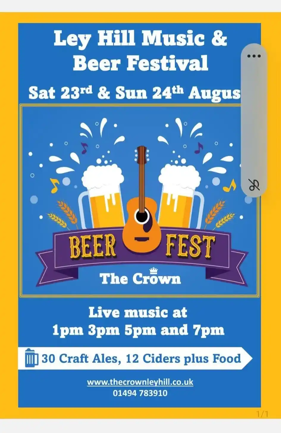 Ley Hill Music & Beer Festival