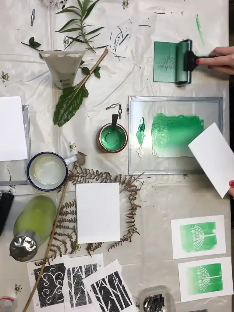 Lino Printing