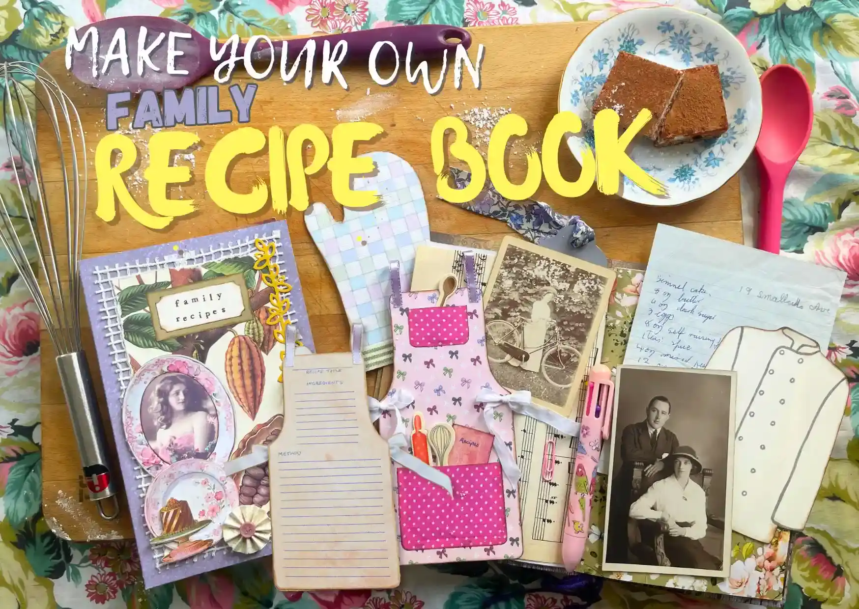 Make Your Own Memory Book, Photo Album Or Recipe Keeper