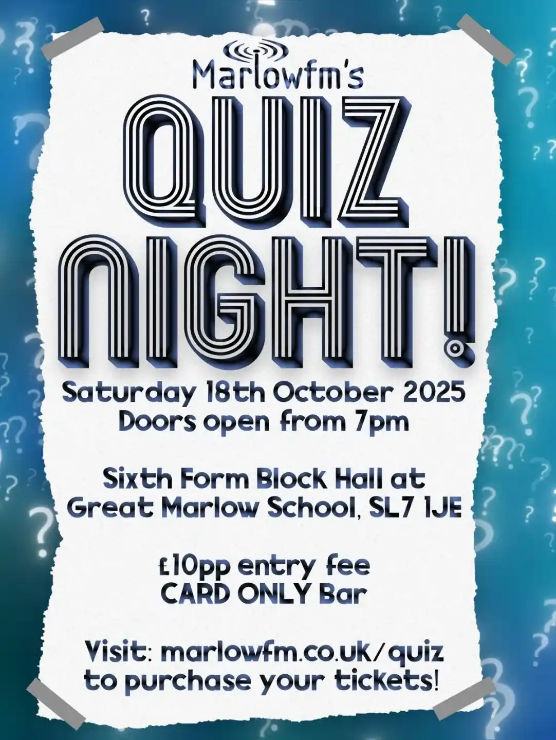 Marlow FM's Quiz Night