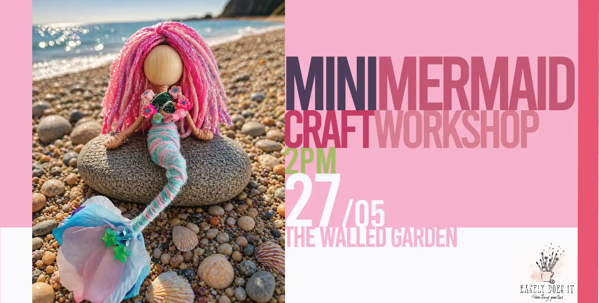 Mini Mermaid Making Workshop @ The Walled Garden