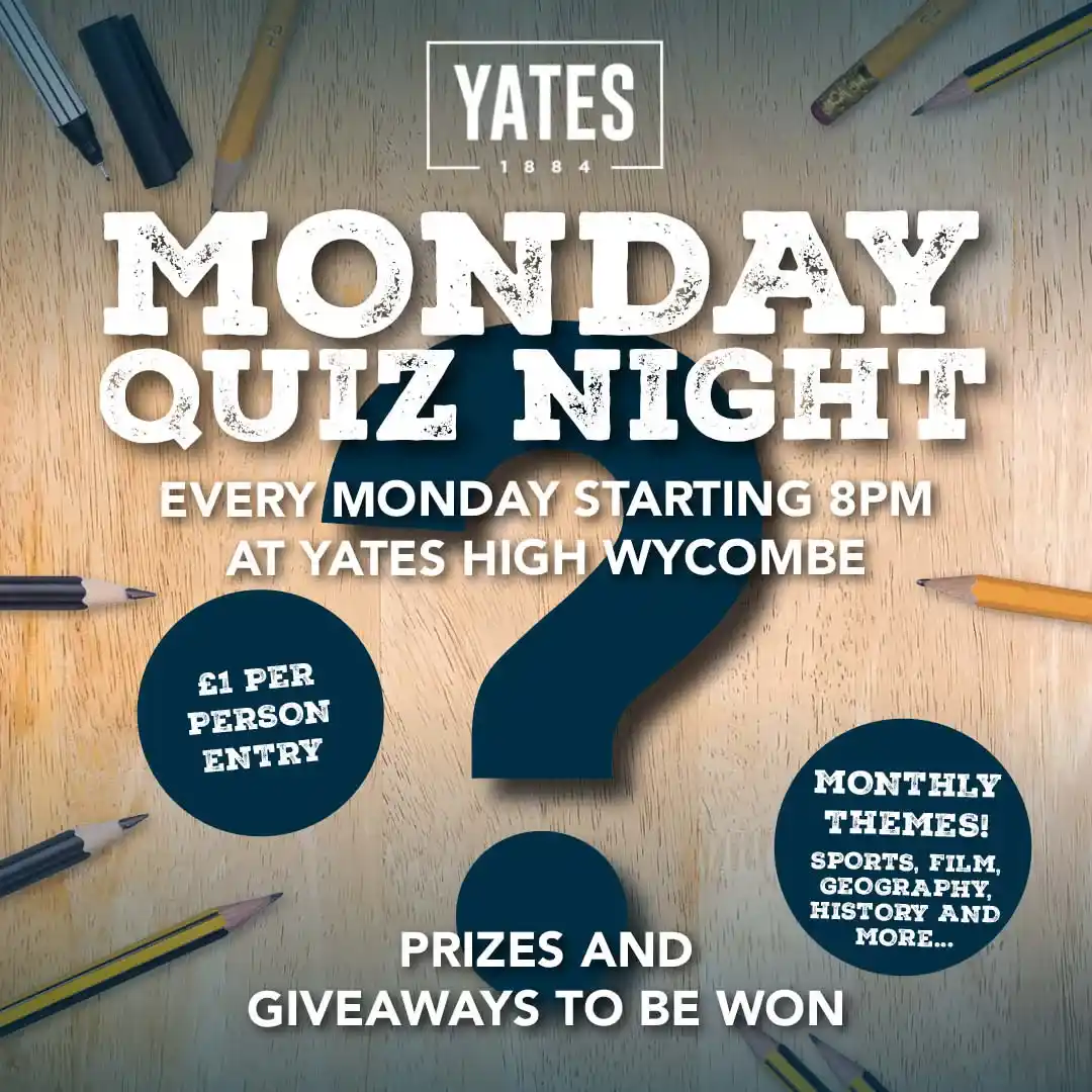 Monday Quiz Night At Yates