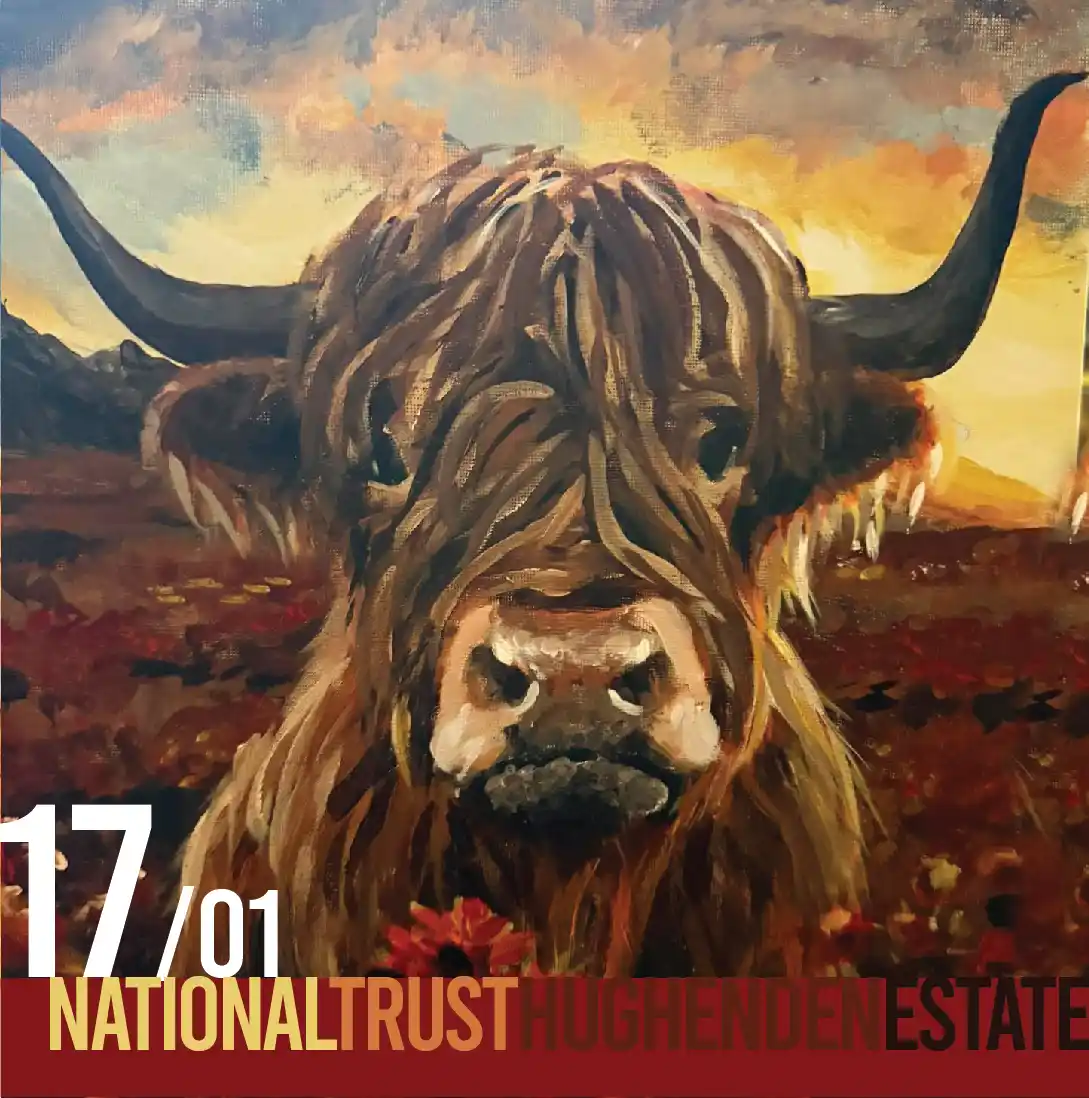 Moody Coo Painting Morning at National Trust Hughenden