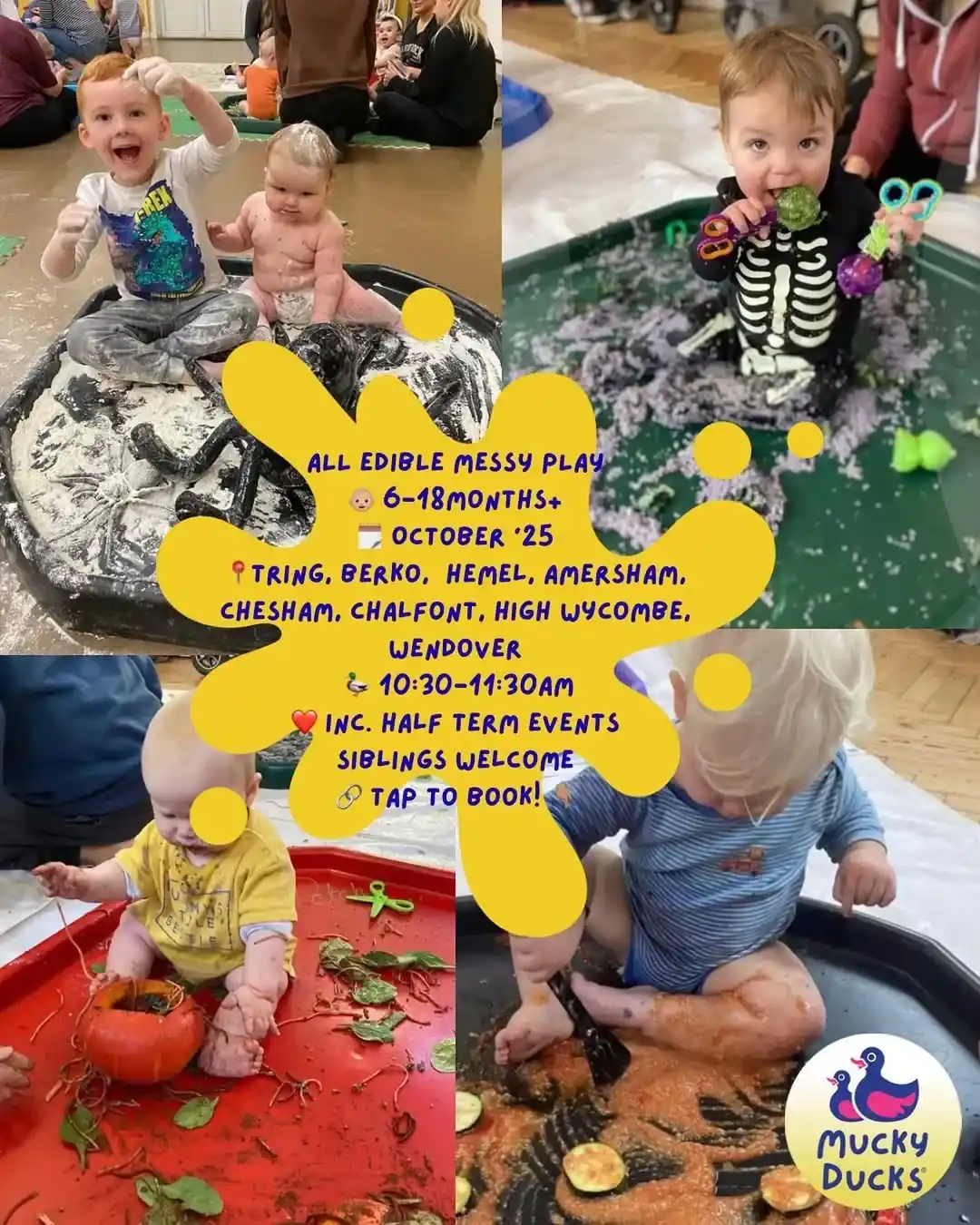 Mucky Ducks All Edible Messy Play Chesham