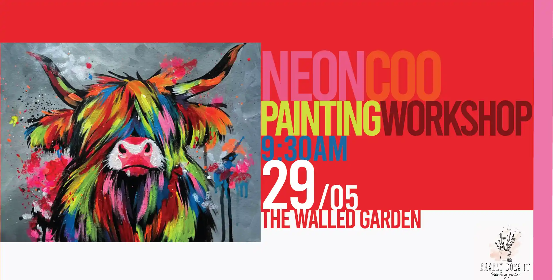 Neon Coo Family Painting Workshop @ The Walled Garden