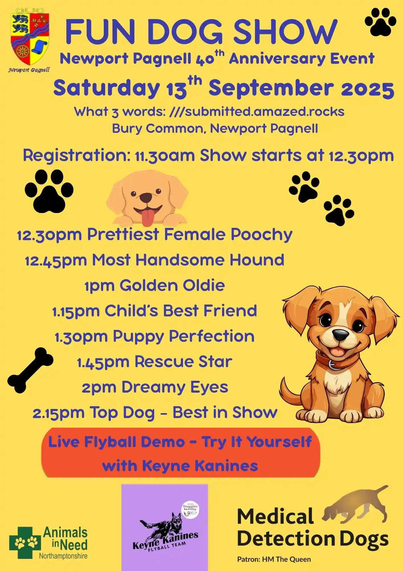 Newport Pagnell 40th Anniversary And Dog Show Event