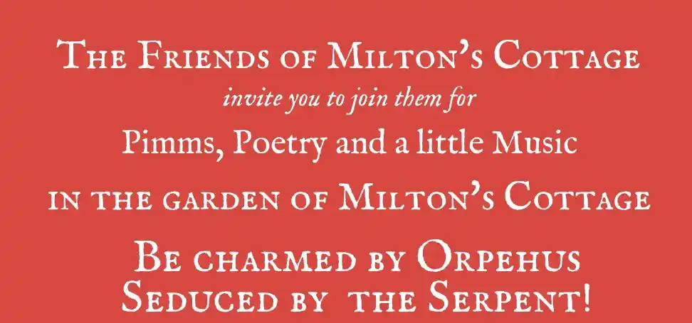 Pimms, Poetry And A Little Music
