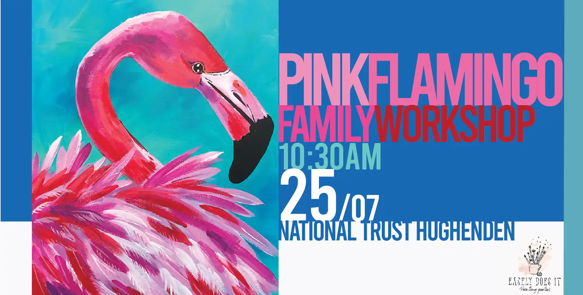 Pink Flamingo Family Painting Workshop