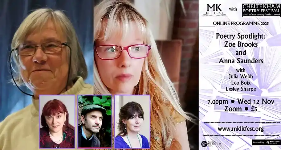 Poetry Spotlight With Zoe Brooks And Anna Saunders