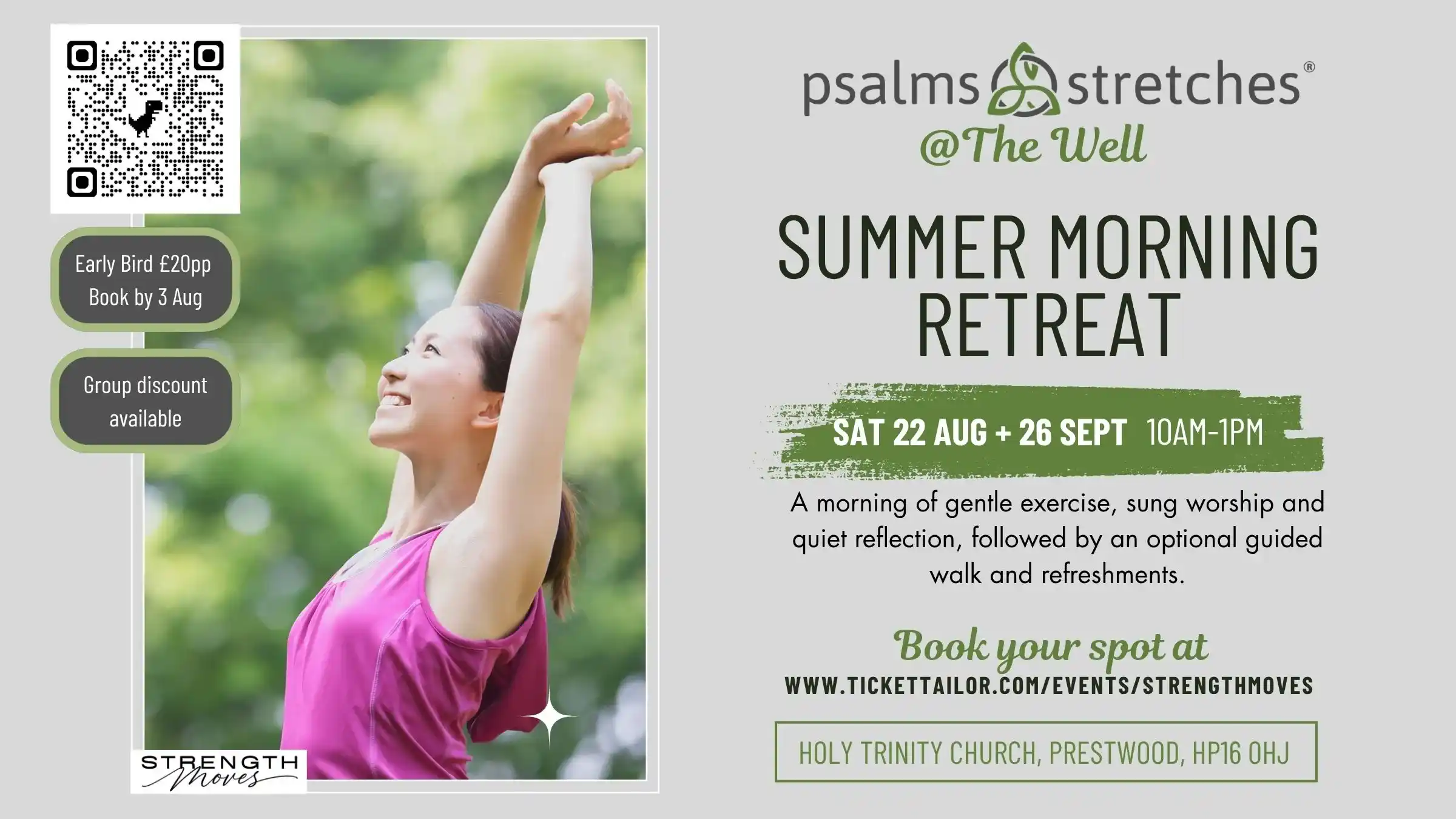 Psalms & Stretches @ The Well - Summer Retreats