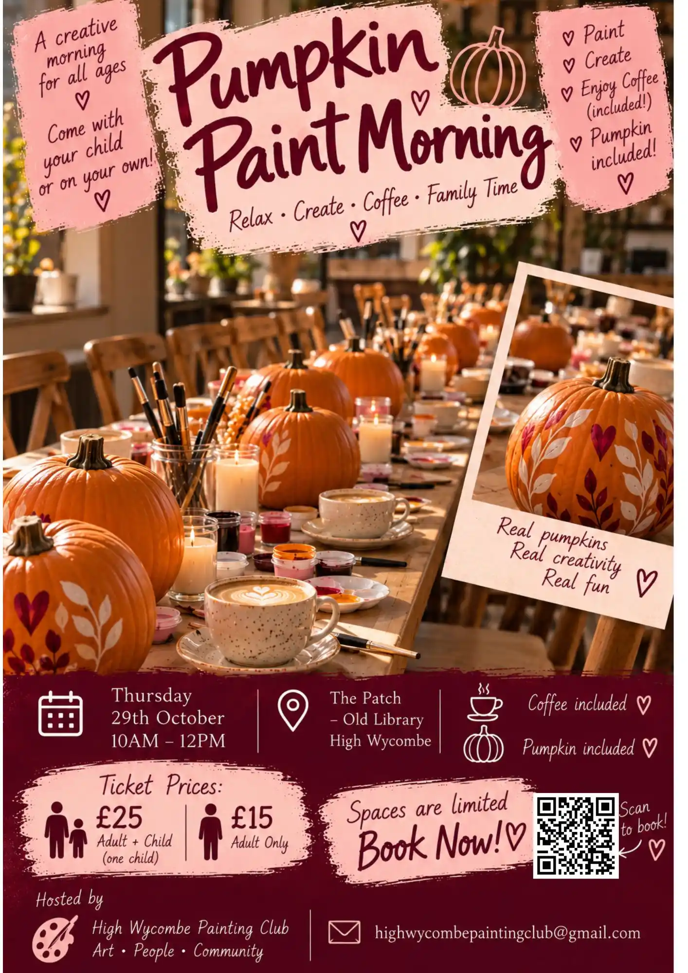 Pumpkin Paint Morning