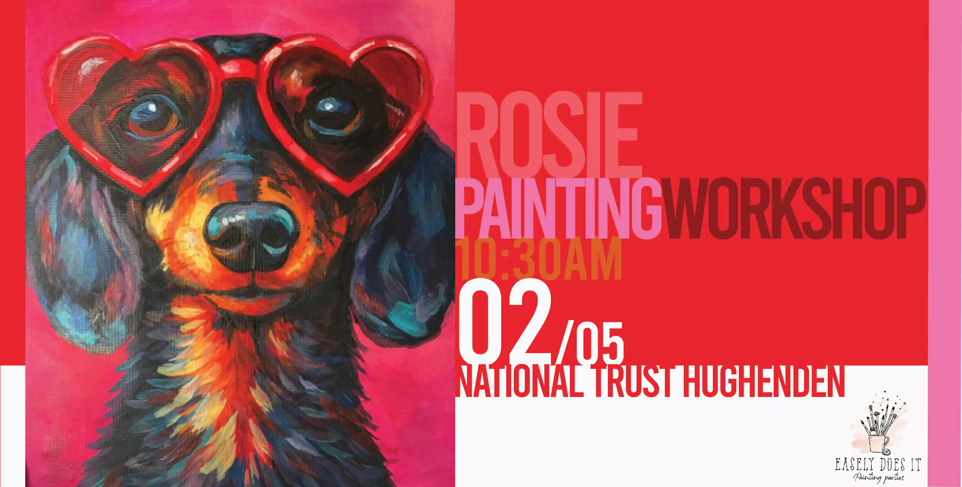 Rosie Painting Workshop @ National Trust Hughenden