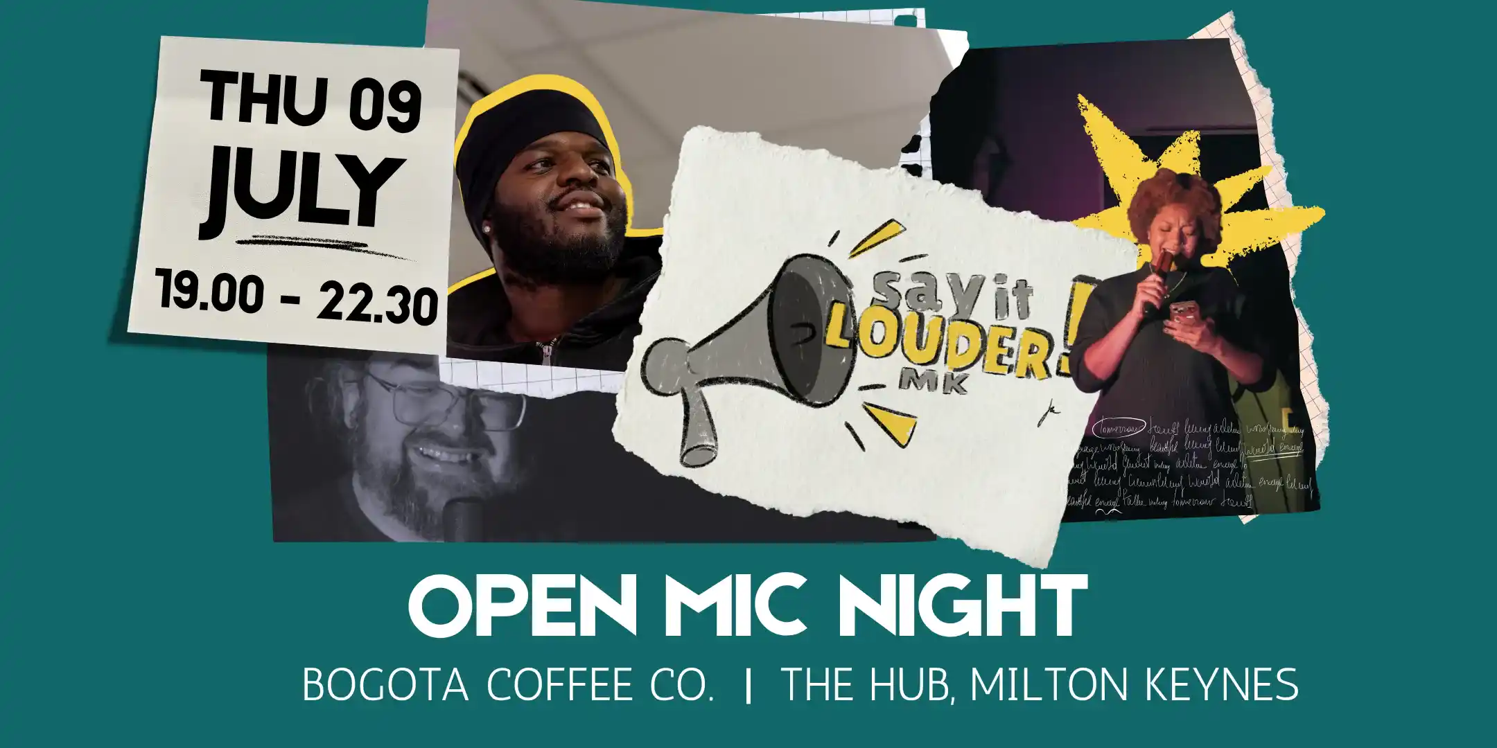 Say It Louder MK - Open Mic Night