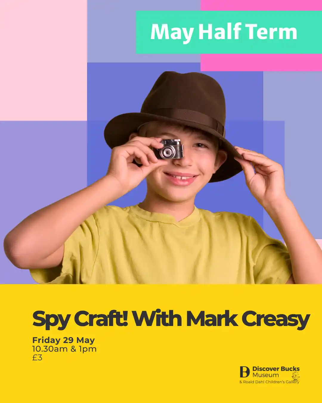 Spy Craft! With Mark Creasy @ Discover Bucks Museum