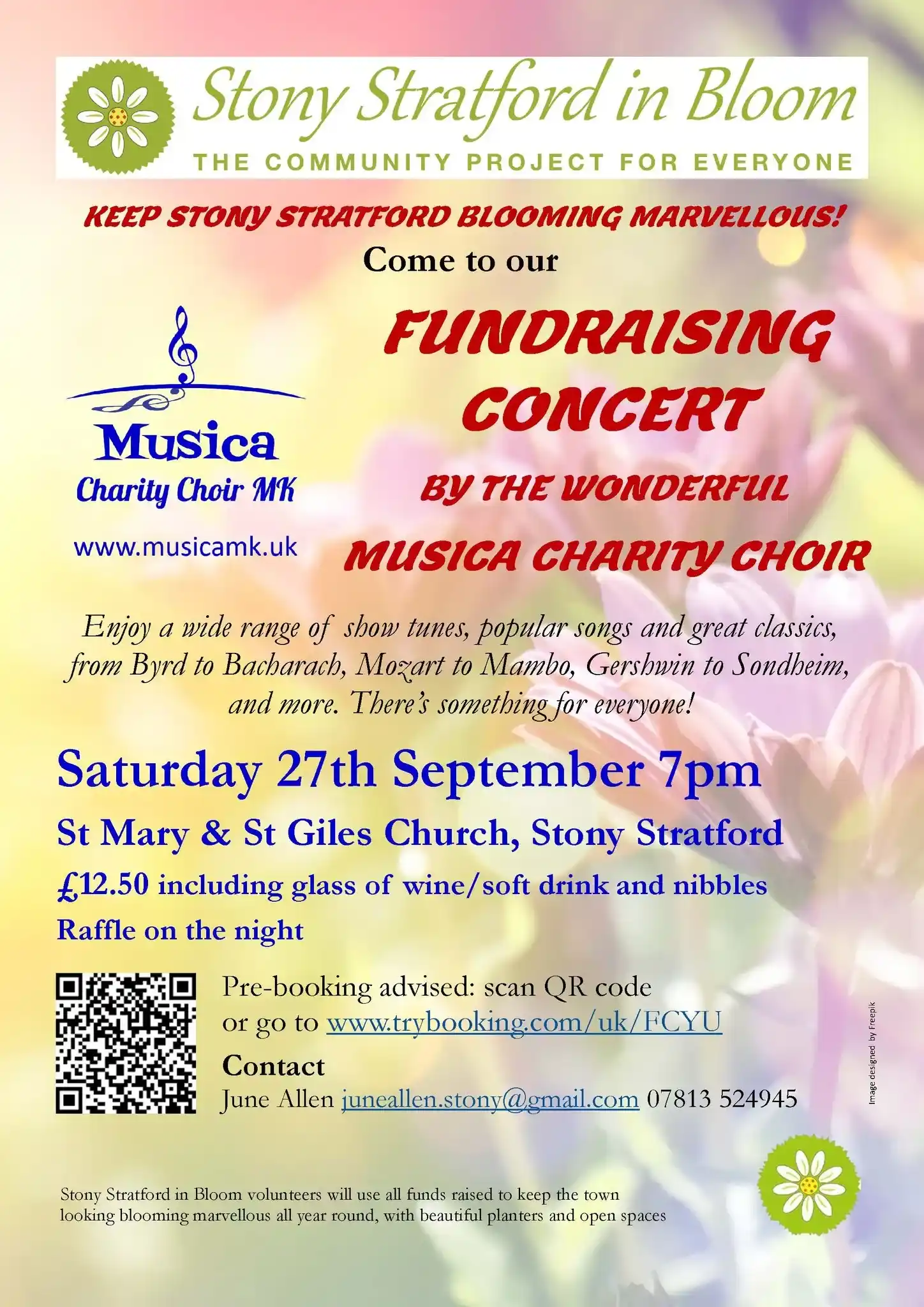 Stony-in-bloom Fundraising Concert By Musica