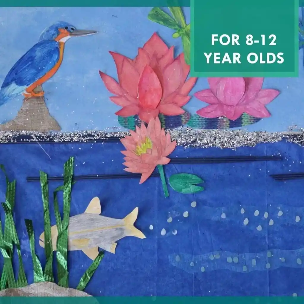 Summer Holiday Children’s Collage Workshop: Pond Life