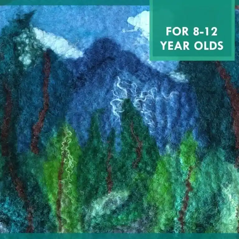 Summer Holiday Children’s Wetfelting Workshop: Nature Landscapes