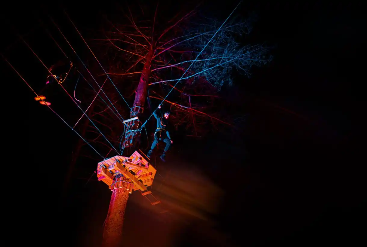 Sundown Adventures- Go Ape Wendover At Night